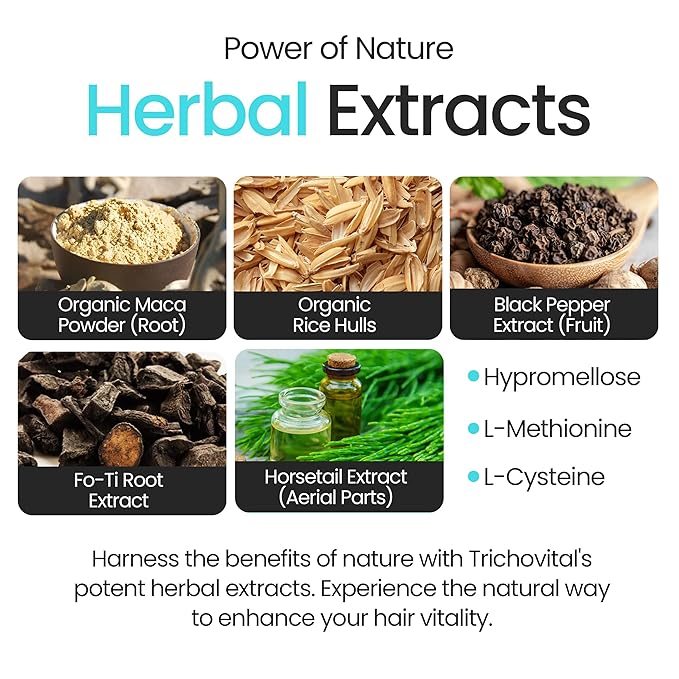 Advanced Hair Growth Supplement - Biotin, Collagen, Zinc & Essential Vitamins for thicker, fuller, Stringer Hair - 120 Capsules