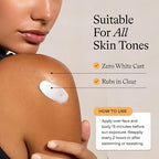 Everyday Humans Oh My Bod SPF50 Sunscreen Body Lotion 3.4 oz | Travel Ultra Light & Invisible SPF | Sweat & Water Resistant | Doesn't Sting Eyes | UVA/UVB Broad Spectrum Protection | Oxybenzone Free