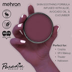 Mehron Makeup Paradise Makeup AQ Pro Size | Stage & Screen Performance, Face & Body Painting, Beauty, Cosplay, and Halloween | Water Activated Face Paint, Body Paint 1.4 oz (40 g) - Wild Orchid
