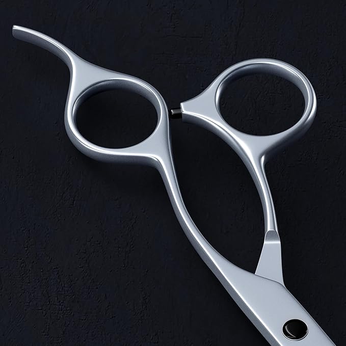 Suvorna Hair Cutting Scissors - Barber Shears for Hair Cutting - 6.5" 440C Japanese Stainless Steel hair scissors professional for Barbers and Hairdressers - Hair Shears for Women & Men