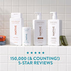 Native Ocean & Timber Shampoo and Conditioner Contain Naturally Derived Ingredients | All Hair Types, Color & Treated, Fine to Dry Damaged, Sulfate & Dye Free - 2-Pack