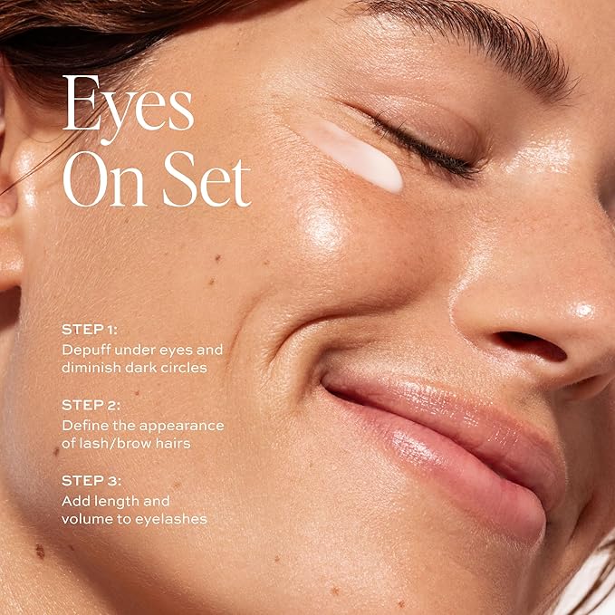 DIME Beauty Eyes On Set ($84 Value) - Includes Luminosity Eye Serum (15mL), Volume Mascara (8G), Boost Duo (3mL)