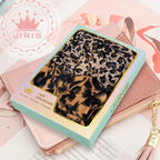 2Pcs Big Leopard Hair Scrunchies for Women, Fashion No Crease Hair Ties for Thin Thick Hair,Soft Hair Bands No Damage for Girls, Ideal Gifts for Women (Set 13)