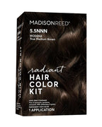 Madison Reed Radiant Hair Color Kit - 5.5NNN Dark Brown with Warm Golden Tones (Modena Brown), 100% Gray Hair Coverage Permanent Hair Dye for Resistant Grays | PPD-Free & Ammonia-Free, 1 Pack