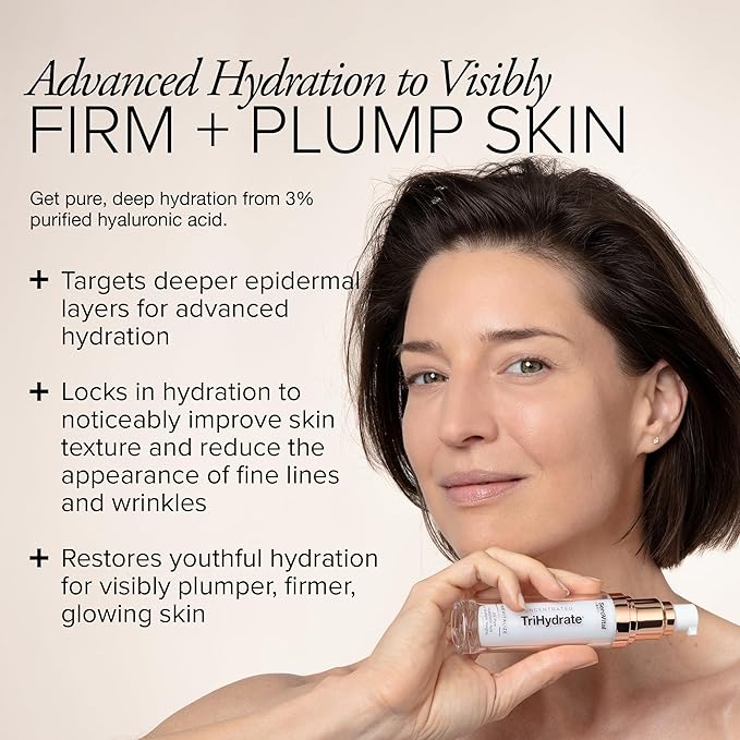 SeroVital TriHydrate – 3% Hyaluronic Acid Serum for Anti-Aging & Hydration – Plump & Firm Skin in 28 Days
