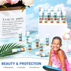 24 Pcs Mini Sunscreen Stick Bulk for Summer Wedding SPF 30 Face Sunscreen Stick Water Resistant Light Skin Tone Sun Block Stick for Thank You Gifts Adults Travel Wedding Party Supplies(Beach Style)