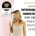 ELLA BELLA® 6 in 1 Professional Hot Air Styler • Powerful Hair Dryer & Straightener Set • Styling Without Heat Damage • Fast Drying Curling Volumizing Straightening • Includes Protective Travel Case