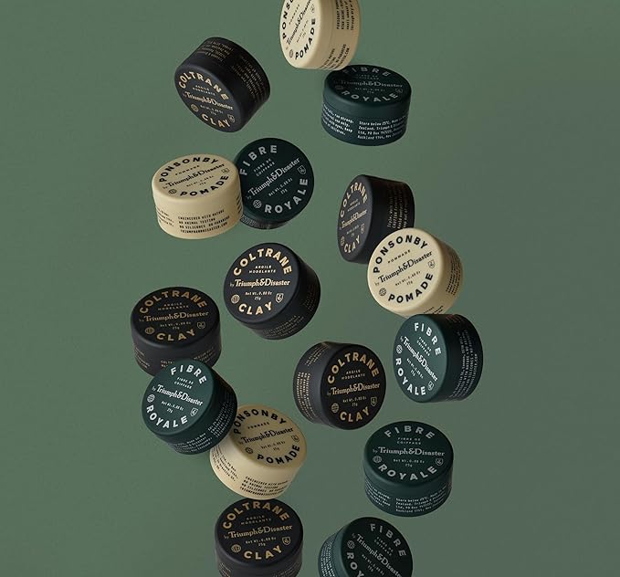 TRIUMPH & DISASTER Fibre Royale Hair Wax – Strong Hold Pomade for Thick Hair, Natural Finish Styling for Men & Women, 95g