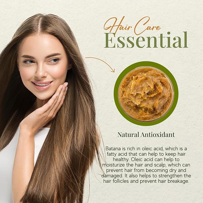 Real Batana Oil for Hair Growth - 100% Pure & Natural, 16 FL OZ