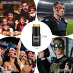 Golden Oil Based Face Body Paint Stick, Non-toxic Full-coverage Face Painting for Sun Goddess Makeup Halloween Cosplay Makeup, Waterproof Cream Golden Body Painting for Adults