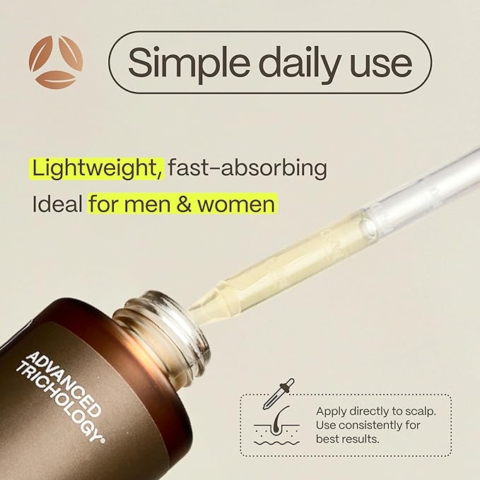 NutraM™ Hair Growth Serum – Dermatologist Tested, Approved* by American Hair Loss Association | Scalp DHT Blocker for Thinning Hair Men and Women, Backed by 20 Years of Hair Regrowth Clinic Experience