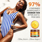 Tanning Accelerator, Tan Accelerator Cream, Tanning Bed Accelerator Lotion - for Sunbeds & Outdoor Sun, with Carrot Tanning Cream, Achieve a Natural Tan Skin 150g