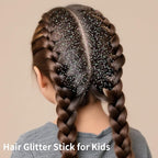 MEICOLY Clear White Face Body Glitter Stick,Hair Glitter Stick for Women,Sparkle Chunky Glitter Makeup,Waterproof Face Glitter for Party Rave Festival