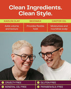 Barb Soft Clay Pomade for Women and Men - Medium Hold Hair Pomade Styling Clay for Thin and Thick Hair - Non-Sticky, Water-Based - Original Scent - 2 oz