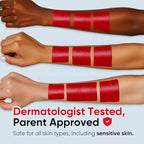 Blue Squid PRO 12 Color Pack Face Paint Stick - Waterproof Body Paint for Adults & Kids Eye Black Baseball, Softball - Vegan Hypoallergenic Twist-Up Non-Toxic Makeup Stick for Cosplay, Sports & SFX