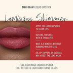 Runway Rogue Silk Glam Liquid Lipstick, Long Wear Frosted Pomegranate Lipstick, ‘Cocktail Hour’