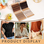 Pony tails hair ties for thick or thin hair, no damage,black,white strong bands for women or girl, Boho 40pcs,elastics hairtyes hair tie bracelets for Mother's Day,Valentine's Day,Christmas gifts.