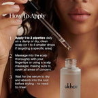 UKLASH Enhancing Hair Serum for Men and Women - Promotes Thickness in Thinning Hair, Clinically Tested, Lightweight and Fast-Absorbing - 1.7 oz