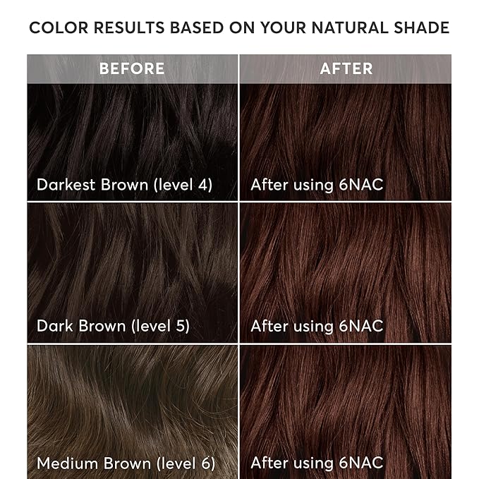 Madison Reed Radiant Hair Color Kit - 6NAC Medium Chocolate Brown with Copper-Auburn Undertones (Verona), Dimensional Gray Hair Blending Permanent Hair Dye, PPD-Free & Ammonia-Free, 1 Pack