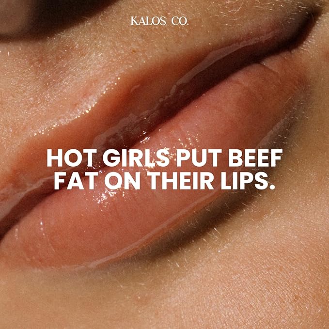 Tinted Lip Oil with Tallow & Lanolin – Hydrating Balm-Gloss Hybrid with Cherry Seed Oil & Castor Oil – Natural Mineral Pigments, Nourishing Moisture, Non-Sticky Shine (5 Shades) (Poppy)