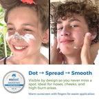 Waxhead Zinc Oxide SPF 30 Face & Nose - Mineral Sunscreen, Reef Safe Sunscreen Travel Size, Biodegradable Coral Friendly Paste, Kids Adult Sensitive Skin, Water Resistant 80 Min, 2oz