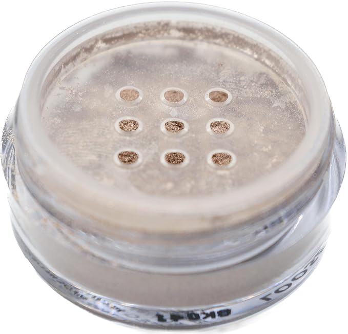 Bliss Cool Toned Mocha Glitter Brown Mineral Single Loose Powder Eyeshadow; Vegan, Talc & Paraben Free