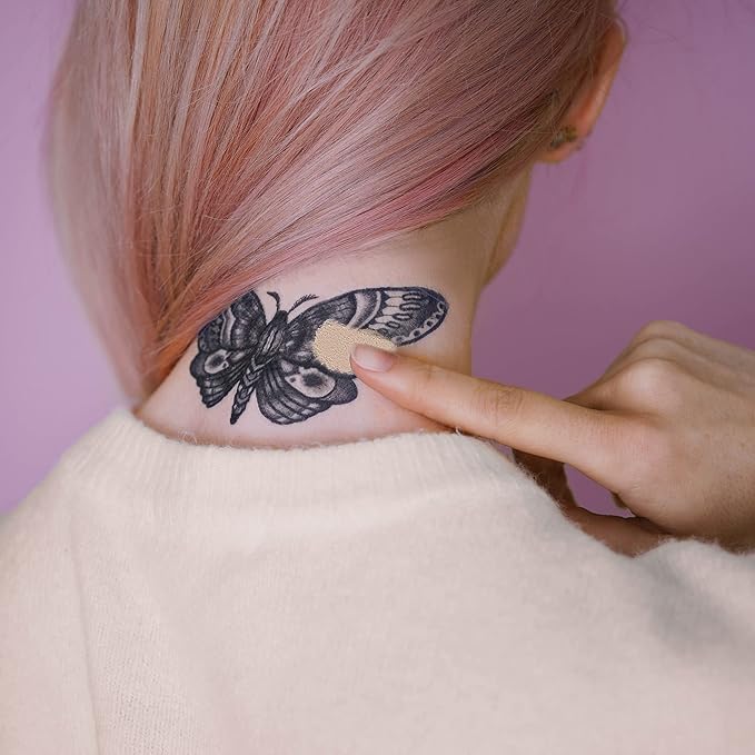 Dermaflage Tattoo Cover Up Makeup (Medium) - Bruise Full Coverage Concealer - Full Coverage Waterproof Concealer for Bruise, Scar & Acne - Smudge Proof Body Makeup Palette with 3 Pro SFX Shades +Brush