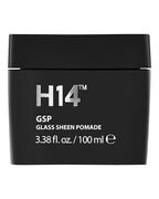 H14 Glass Sheen Pomade for Men 100 mL – Water-Based High Shine Hair Styling Product with Flexible Hold – Lightweight Paste for Texture, Slick Styles & Smooth Finish – Made in Europe