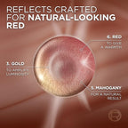 L’Oreal Paris Excellence Universal Nudes Permanent Hair Color, Ammonia Free Hair Dye for Gray Hair Coverage, 4NR Natural Dark Red, 1 Hair Dye Kit