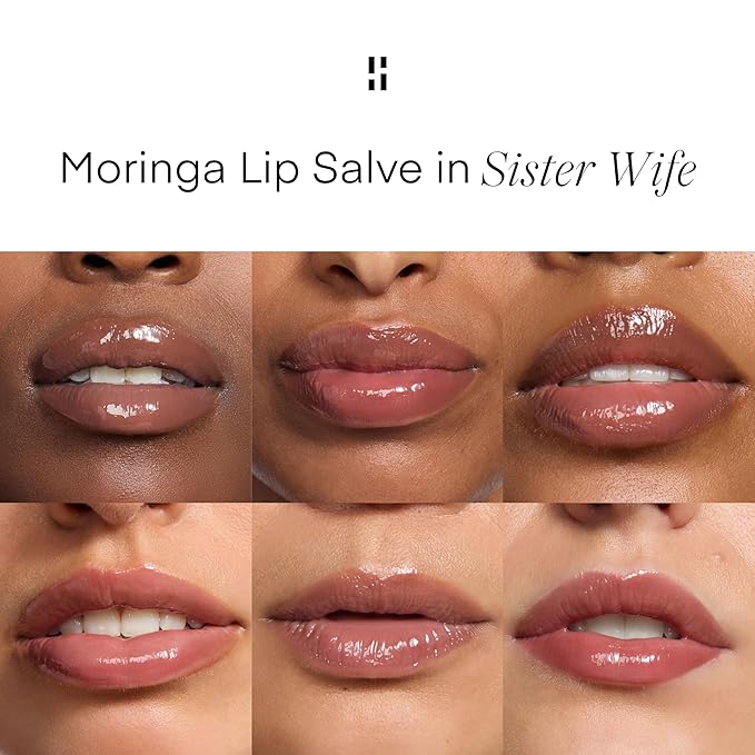 S'ABLE Labs - Moringa Lip Salve | Deeply Moisturize, Soften, Improve Lip Appearance | Prickly Pear + Castor Oil | Melanin-Inclusive Skincare (Sister Wife; 15 mL | 0.5 fl oz)