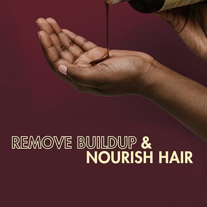 SheaMoisture Strengthen & Restore Shampoo and Conditioner Bundle Jamaican Black Castor Oil 2 Pack to Cleanse & Nourish Dry, Damaged Hair, 24 oz