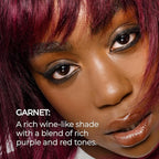 XMONDO Color Garnet Depositing Mask & Semi-Permanent Burgundy Hair Dye | Infused with Bond Booster Technology & Hyaluronic Acid for Nourishment, Revitalization & Repair, Vegan Formula, 8 Fl Oz 1-Pack