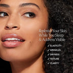 Naked & Thriving Restorative Night Routine | Renew Night Serum (30 mL) + Revive Eye Cream (15 mL) + Rejuvenate Face Oil (35 mL) with Peptides, Squalane, Hyaluronic Acid, and Fruit AHAs (Set of 3)