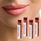 Earth's Daughter Tinted Lip Balm Crimson Color Stocking Stuffers 4-pack, Beeswax, Coconut Oil, Cocoa Butter, Vitamin E, Moisturize and Beautify - Paraben Free