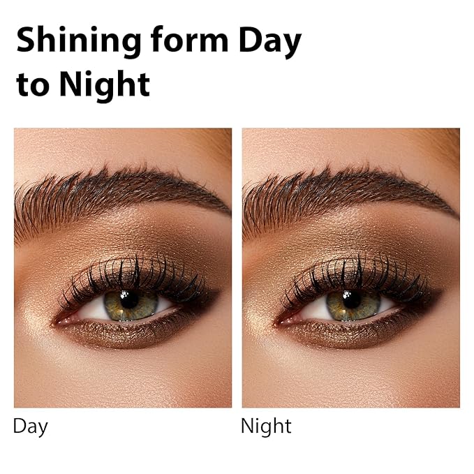 Boobeen 5-Color Eyeshadow Palette, Brown Neutral Tones with Matte Shimmer Glitter Finishes, Long-Lasting Everyday Makeup Palette，Blendable & Pigmented,Travel-Friendly