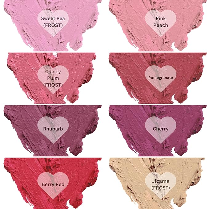 Fifth & Skin BOTANICAL Lipstick (CHERRY) | Vegan | Natural | Organic | Certified Cruelty Free | Paraben Free | Petroleum Free | Healthy | Moisturizing | Vibrant Color that's Good for your Lips!