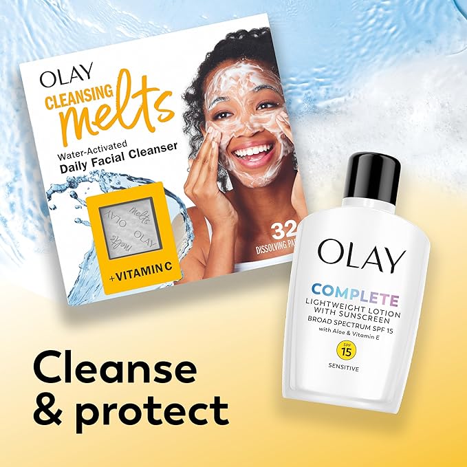Olay Face Moisturizer, Complete All Day Moisturizer With Sunscreen Broad Spectrum SPF 15 - Sensitive, 4 fl. Oz, 1 unit