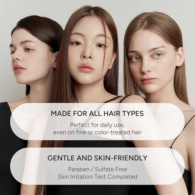 2-in-1 Korean Hair Perfume Oil & Serum with Morrocan Argan Oil & 12 Amino Acids for Dry, Damaged, Glass Hair Shine & Frizz-Control – Paraben & Alcohol-Free – Citrus Floral – 100ml / 3.38 fl oz