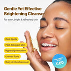 SUNGBOON EDITOR Kojic Capsule Brightening Cleanser | Low pH Gentle Gel Face Wash | Encapsulated Kojic Acid, Turmeric & Niacinamide for Dark Spots, Acne & Blackhead | Korean Skincare, Stocking Stuffers