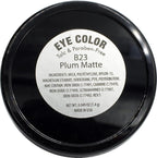 Warm Plum Matte Dark Mauve Purple Red Pressed Powder Single Vegan Eyeshadow; Talc, Paraben & Cruelty Free