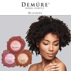 Demure Mineral Make Up Blush, Loose Powder, Natural, Professional, Cruelty Free Makeup, Blush Powder (Spiced Mocha)