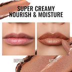 Oulac Nude Brown Lipstick for Women - Tinted Lip Balm Moisturizing, Creamy Texture, Lightweight Lip Makeup Vegan & Gluten Free, PG06 Precious Moment