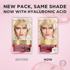 L'Oreal Paris Excellence Crème Permanent Hair Dye, Triple Care Hair Color with Pro-Keratine Complex for 100% Gray Hair Coverage, 10 Lightest Ultimate Blonde, 1 Kit