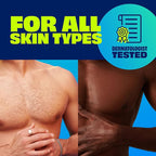 Nair Men Hair Remover Body Cream, Quick and Easy Body Hair Removal Cream for Men, Aloe and Lanolin, Dermatologist Tested, 12 Oz