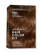 Madison Reed Radiant Hair Color Kit - 7NGV Light Golden Brown (Lucca Brown), Dimensional Gray Hair Blending Permanent Hair Dye, PPD-Free & Ammonia-Free, 1 Pack