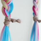 MEEDEE 100 Pack Taupe Hair Ties For Women No Crease Soft Elastic Ribbon No Damage Taupe Hair Ties Knotted Ouchless Hair Ribbon Yoga Hair Ribbons Elastic Bracelets