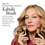 LAURA GELLER NEW YORK Award-Winning Baked Balance-n-Brighten Color Correcting Powder Foundation - Tan - Buildable Light to Medium Coverage - Demi-Matte Natural Finish