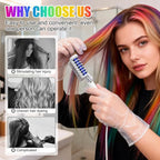 8 Color Hair Chalk for Girls ， Hair Chalk Comb Kids Temporary Hair Color Dye - Teen Girl Gift Hair Stuff Accessories Makeup Kit Christmas Gifts Toys for Girls