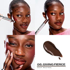 Sacheu Liquid Contour STAY-N Long Wear Cream Contour Makeup — Long Lasting, Blendable, & Lightweight Formula — Vegan & Cruelty-free, Giving Fierce