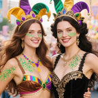 Green Face Glitter Gel,Mardi Gras Outfit for Women,Gold Hair Glitter Green St Patrick's Day Accessories,Mardi Gras Carnival Face Paint Body Glitter Sparkling Festival Chunky Makeup